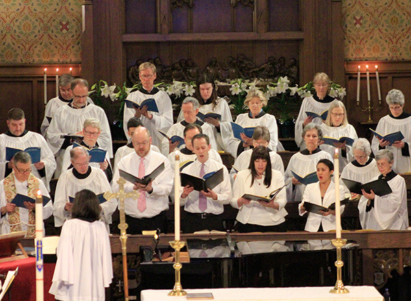 Adult Choir performs