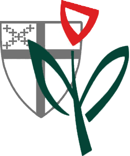 Episcopal Health Ministry Logo - Shield with flower